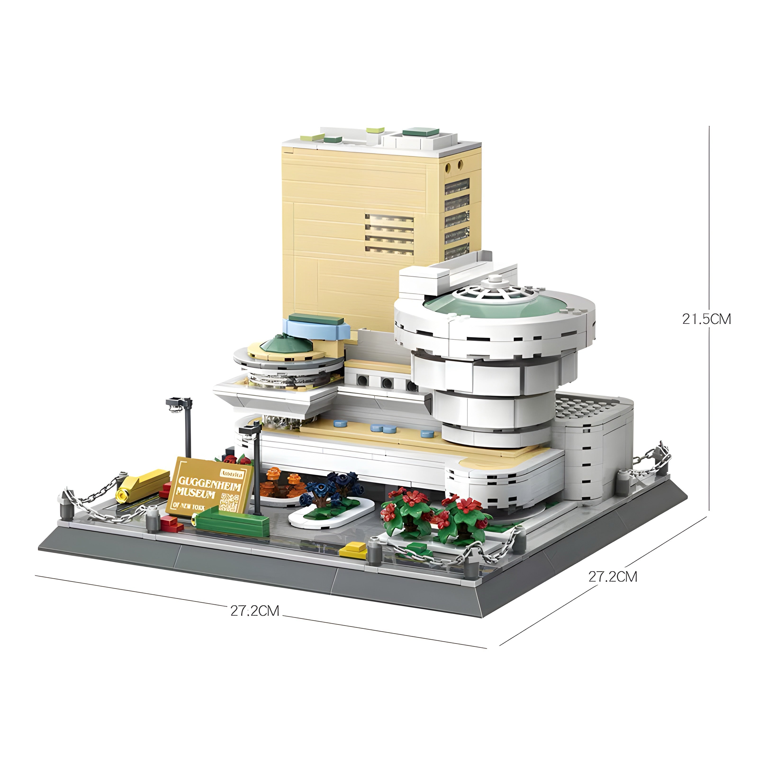 Brick MOC Guggenheim Museum | 904pcs - Brick Car Merchant