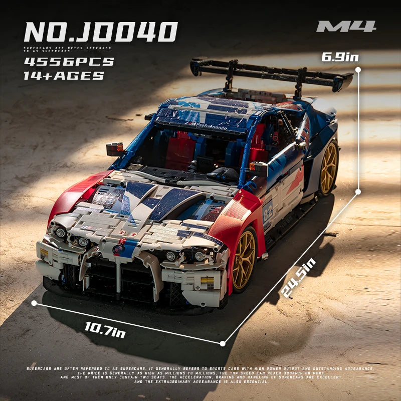Brick MOC BMW M4 | 4555 pcs - Brick Car Merchant