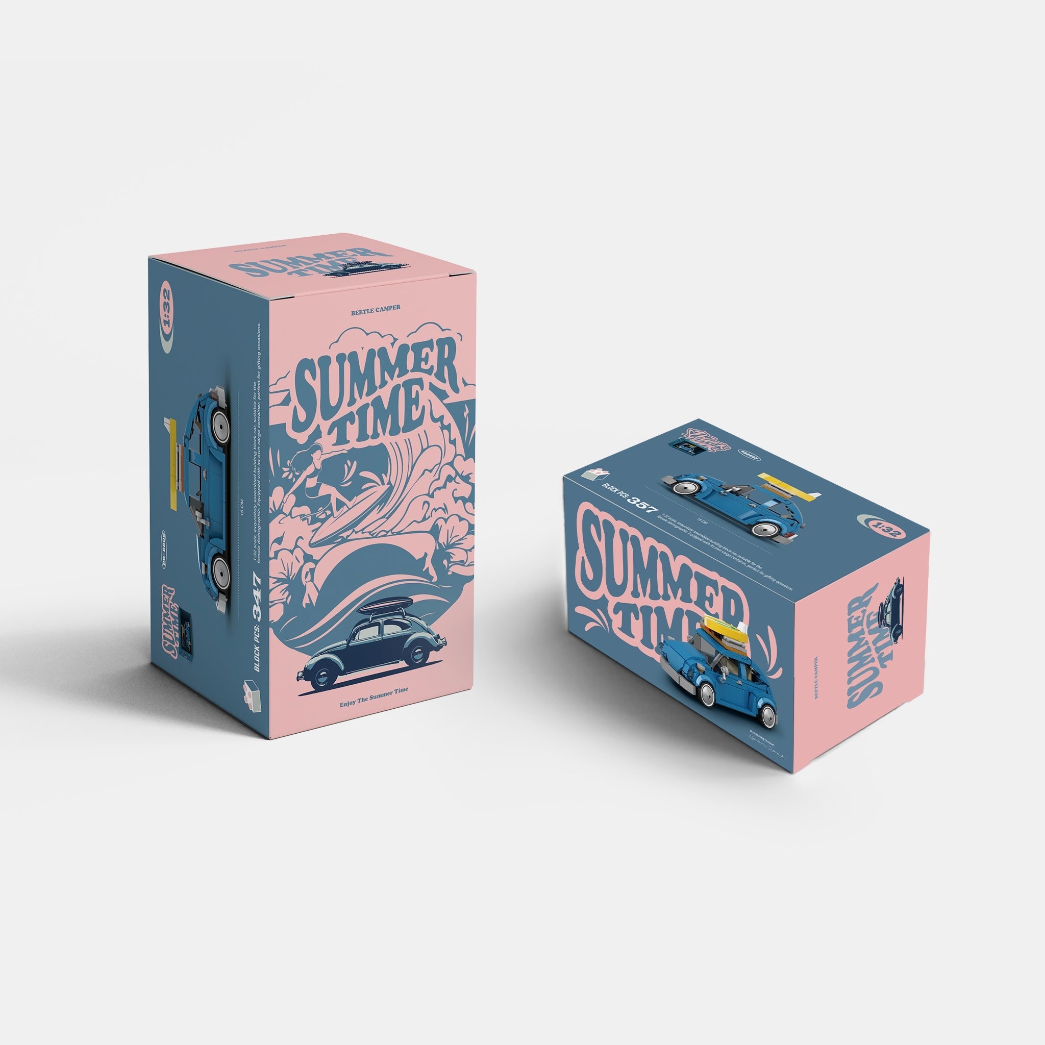 Brick MOC Beetle Summer - Brick Car Merchant