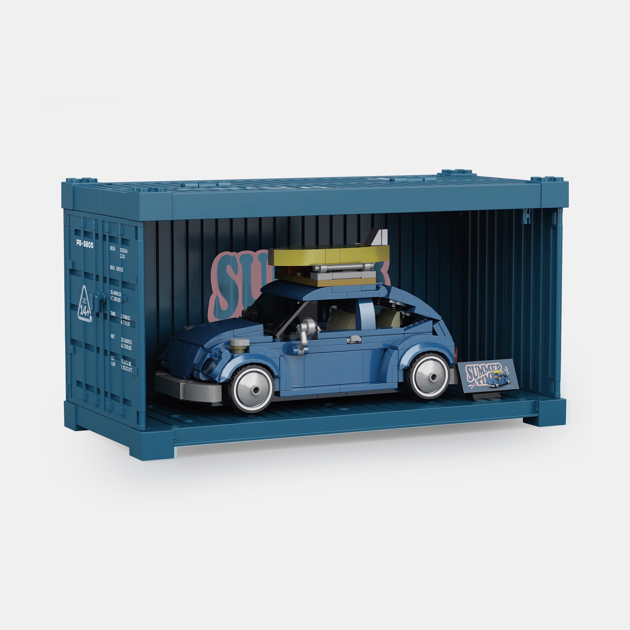 Brick MOC Beetle Summer - Brick Car Merchant