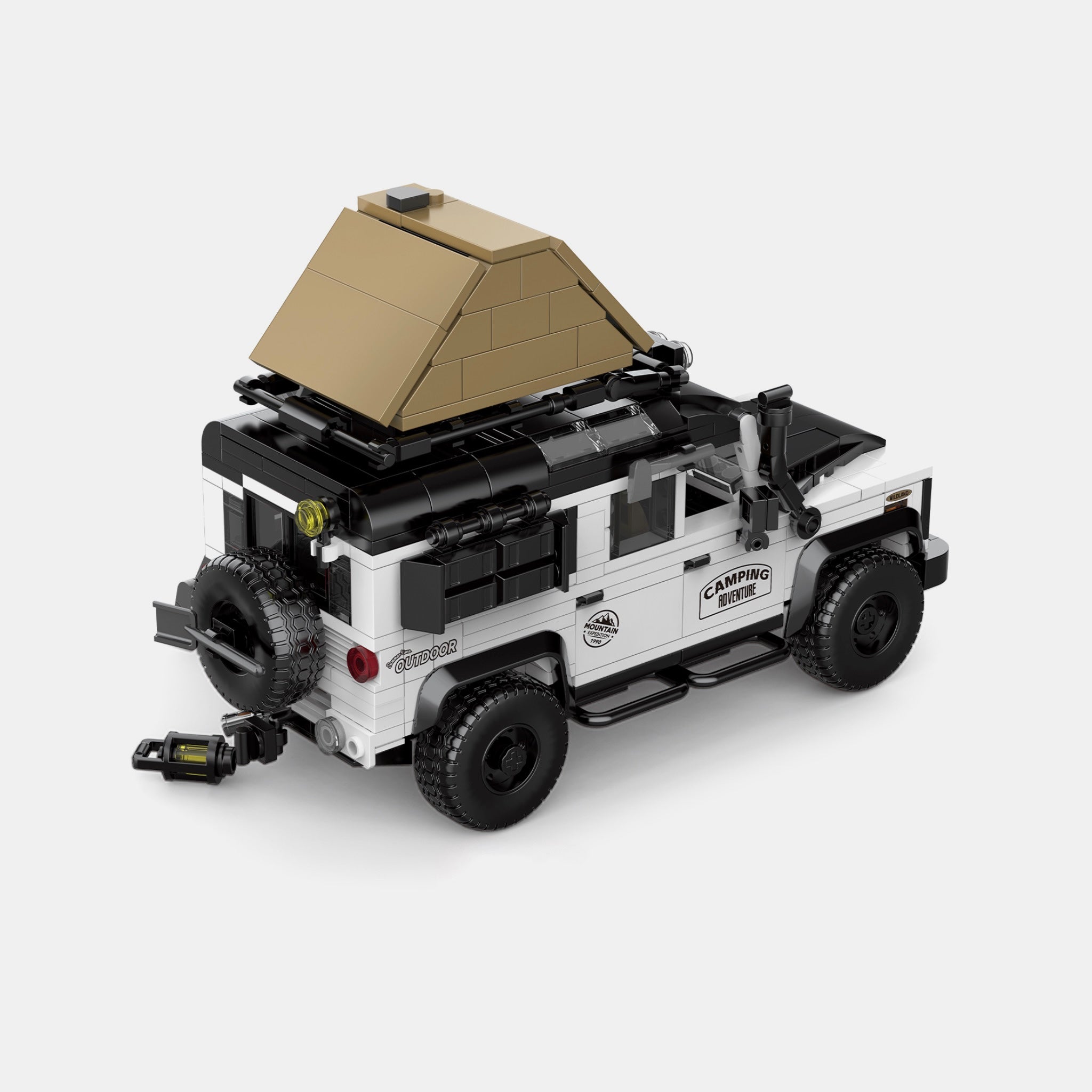 Brick MOC British Camper Off-Roader - Brick Car Merchant