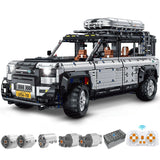 LEGO MOC British Defender | Remote Control, Front and Rear Suspension, Opening Features, 5268 pcs - Brick Car Merchant LEGO MOC British Defender | Remote Control, Front and Rear Suspension, Opening Features, 5268 pcs - Brick Car Merchant