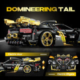 LEGO MOC Bugatti Special Edition | Remote Control, Electric Doors, Electric Suspension, Steam Spray System, 4368pcs - Brick Car Merchant LEGO MOC Bugatti Special Edition | Remote Control, Electric Doors, Electric Suspension, Steam Spray System, 4368pcs - Brick Car Merchant