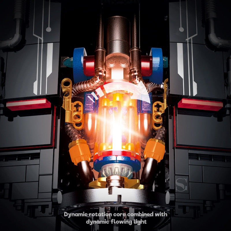 Event Horizon Space Battlecruiser building kit - detail view 5 - Brick Car Merchant