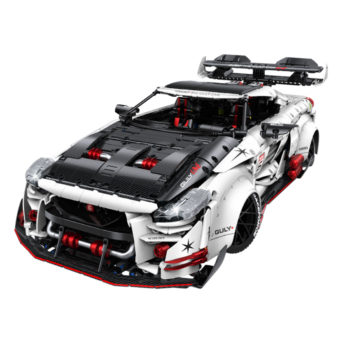 Brick MOC Nissan GT R R35 Carbon Edition | 3939 pieces - Brick Car Merchant