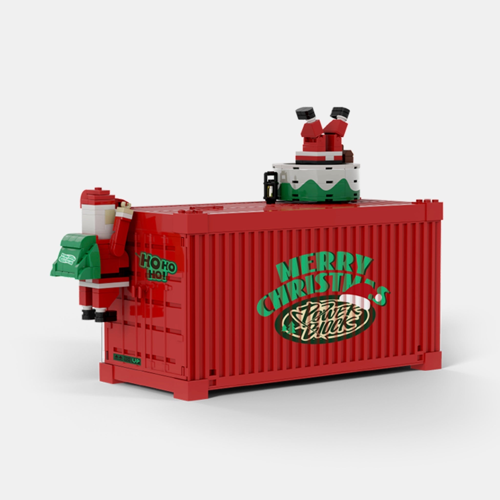 Brick MOC Christmas Pickup Truck - Brick Car Merchant