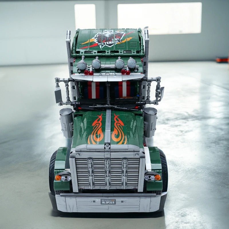 Brick MOC Classic 379 American Truck | 2104pcs - Brick Car Merchant