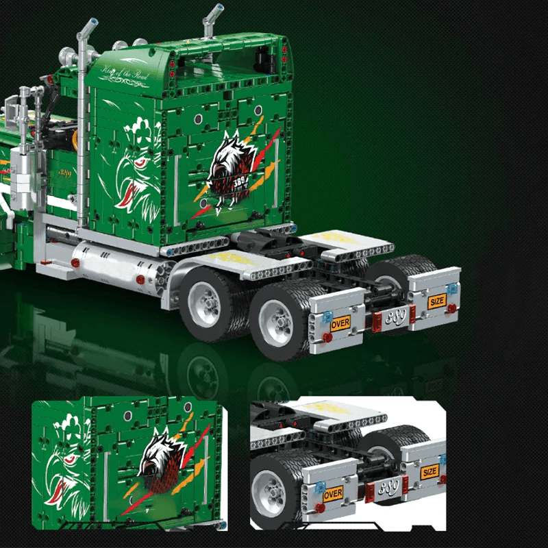 Brick MOC Classic 379 American Truck | 2104pcs - Brick Car Merchant