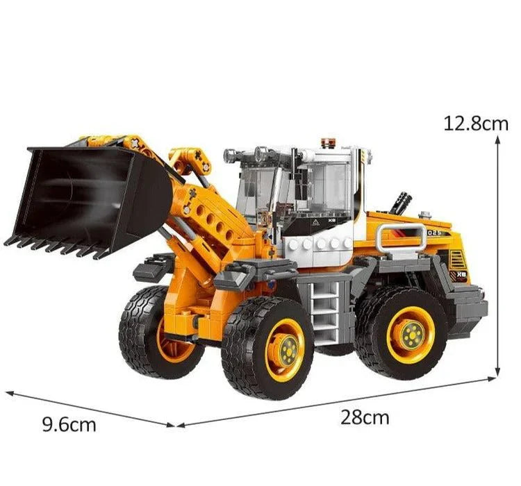 Brick MOC Compact Forklift Loader | 694pcs - Brick Car Merchant