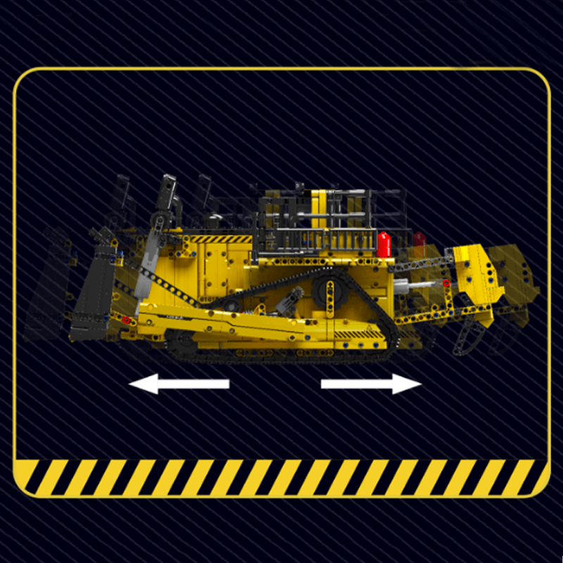 Brick MOC Construction Bulldozer Remote Control | 1507pcs - Brick Car Merchant