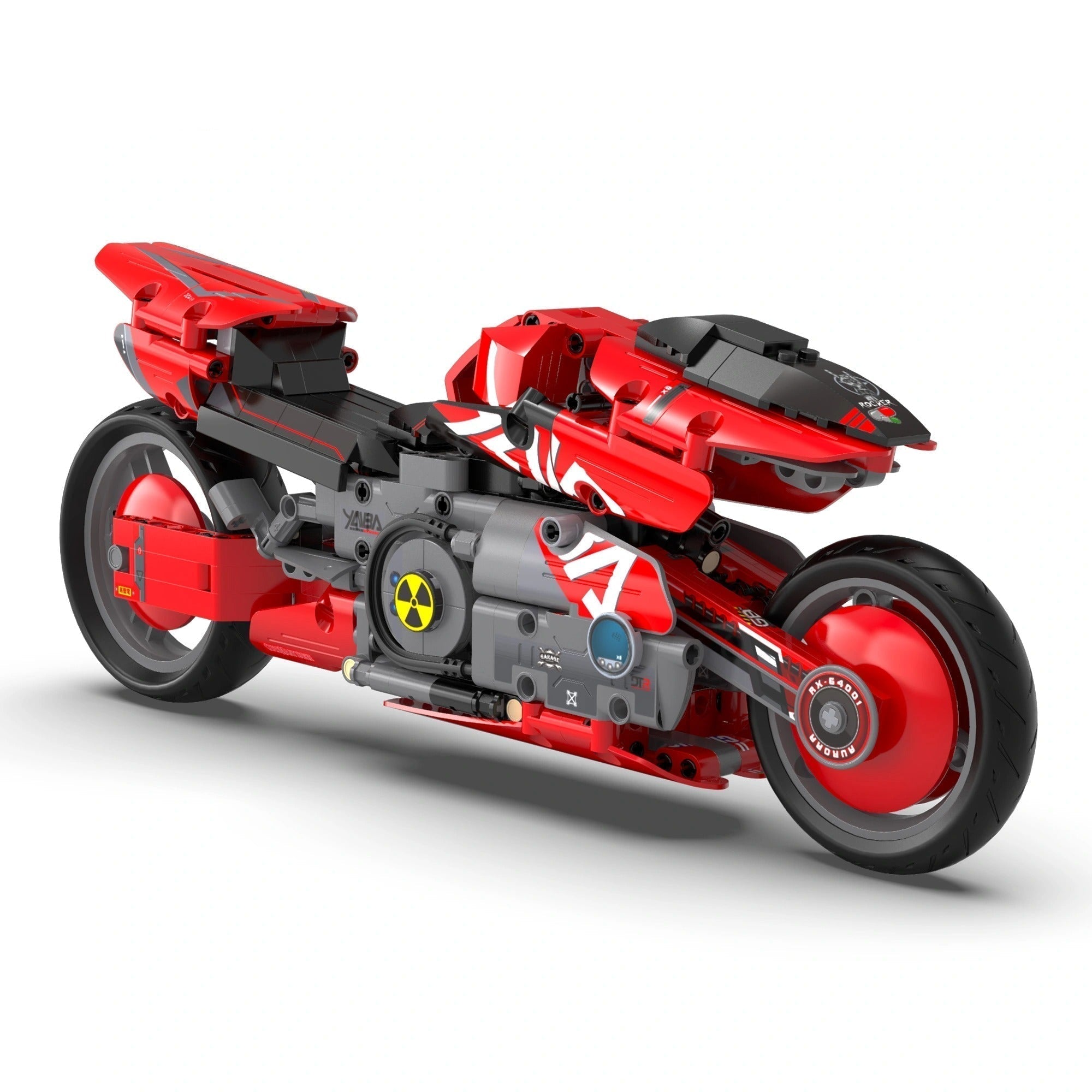 Brick MOC Cyberpunk CT-3X Street Machine | 451pcs - Brick Car Merchant