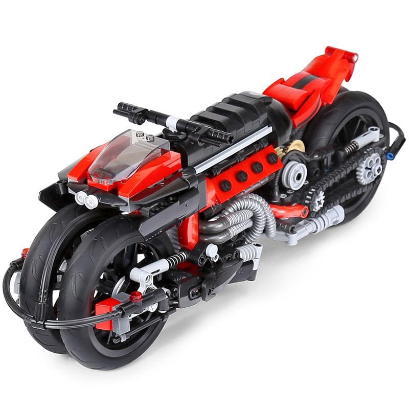 Brick MOC Cyberpunk Superbike Concept | 680pcs - Brick Car Merchant