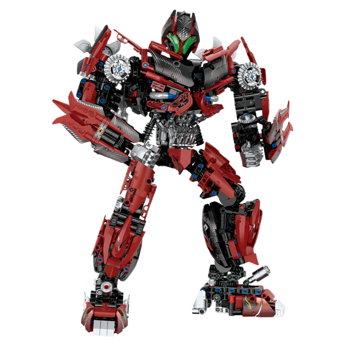 Brick MOC Crimson Havoc Battle Mecha | 1221pcs - Brick Car Merchant