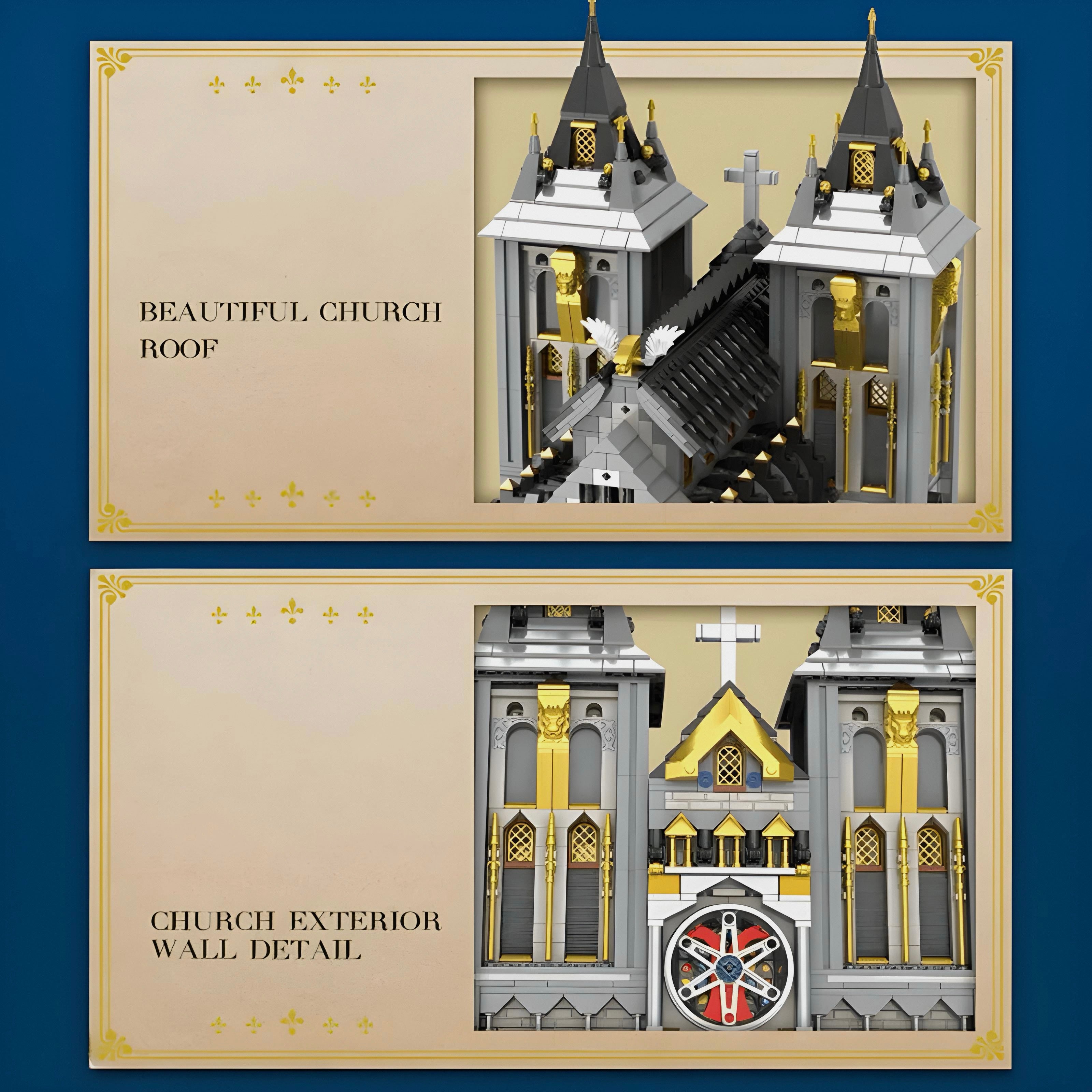 Brick MOC European Century Church | 3469pcs - Brick Car Merchant