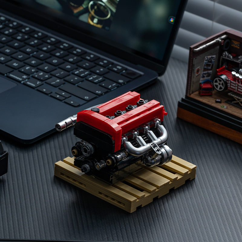 Brick MOC Mitsubishi 4G63 Mini Engine - Brick Car Merchant