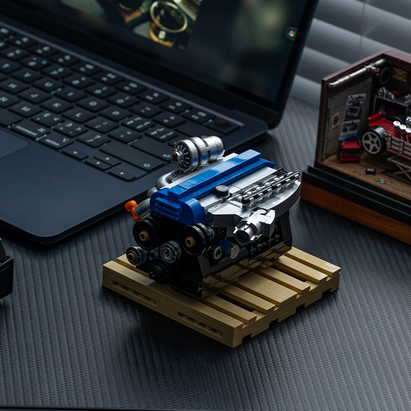 Brick MOC Toyota 2JZ-GTE Mini Engine - Brick Car Merchant