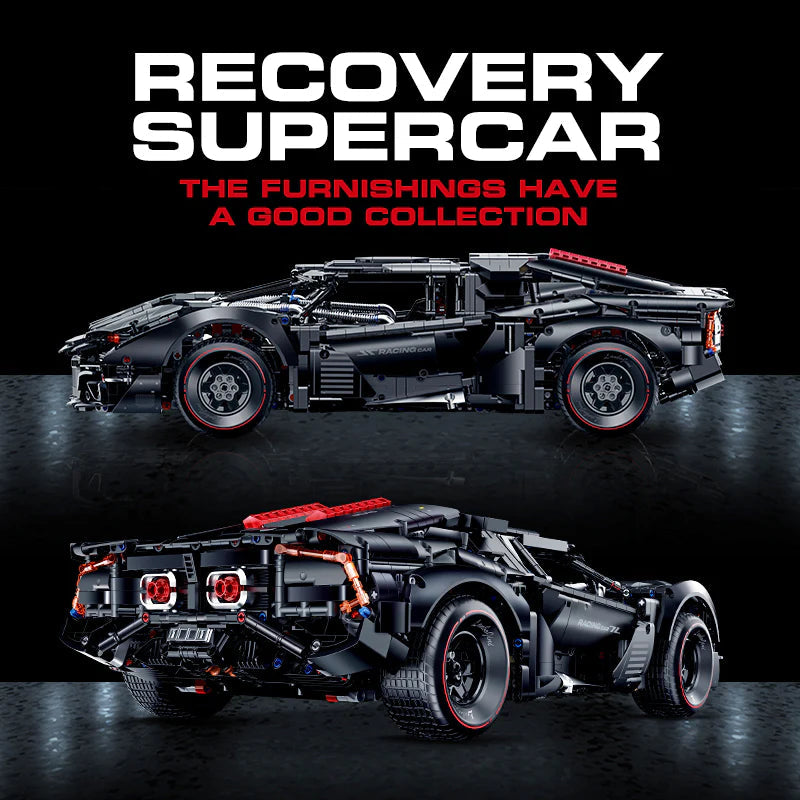 Brick MOC Dark ArmorCar | Remote Control, Electric Lift Missile System, Electric Doors, 4290 pcs - Brick Car Merchant