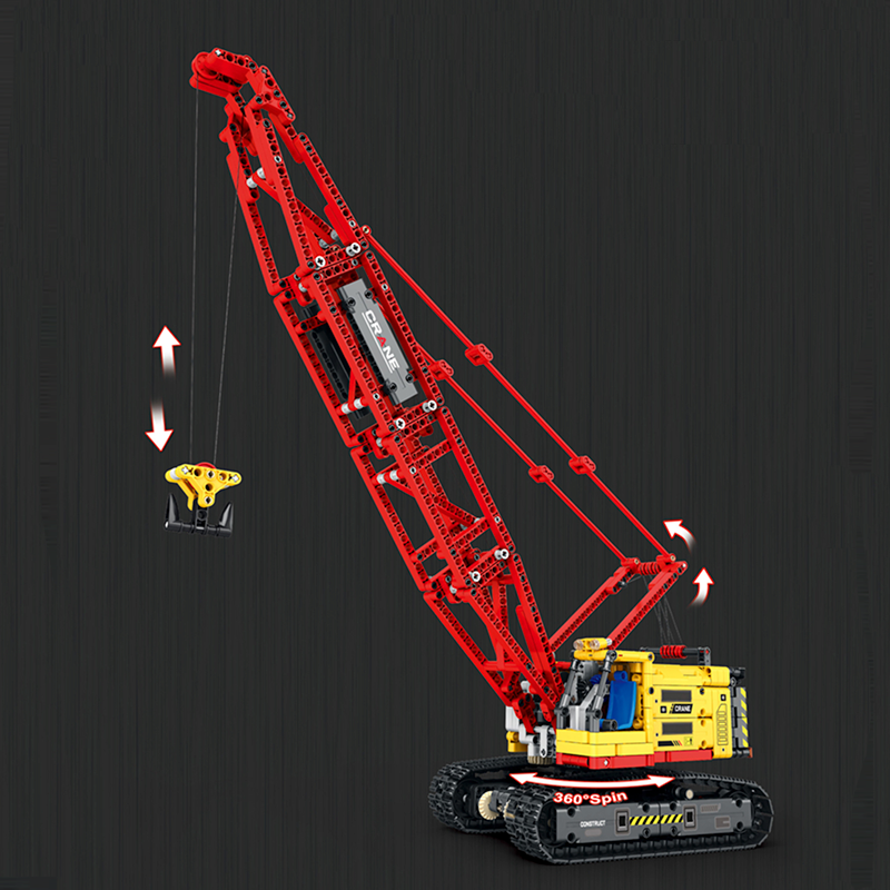 Brick MOC Dragline Excavator Remote Control | 1321pcs - Brick Car Merchant