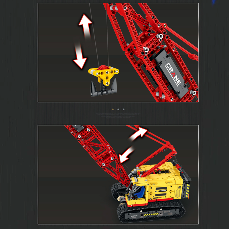 Brick MOC Dragline Excavator Remote Control | 1321pcs - Brick Car Merchant