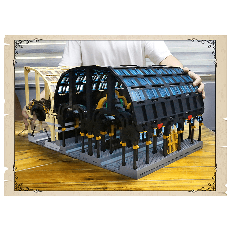 Brick MOC Dual Train Station | 3317pcs - Brick Car Merchant