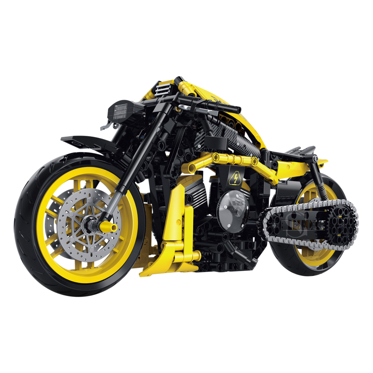 Harley-Davidson V-Rod Yellow Custom 1:8 building set - image 1