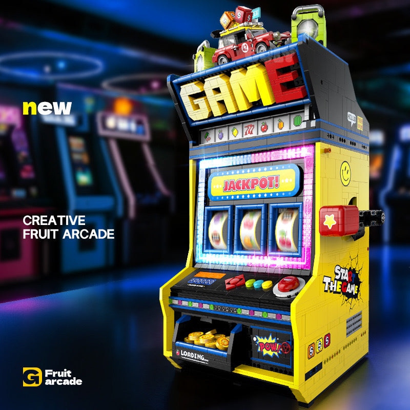 Brick MOC Fruit Spin Slot Machine Arcade | 3571 pieces - Brick Car Merchant