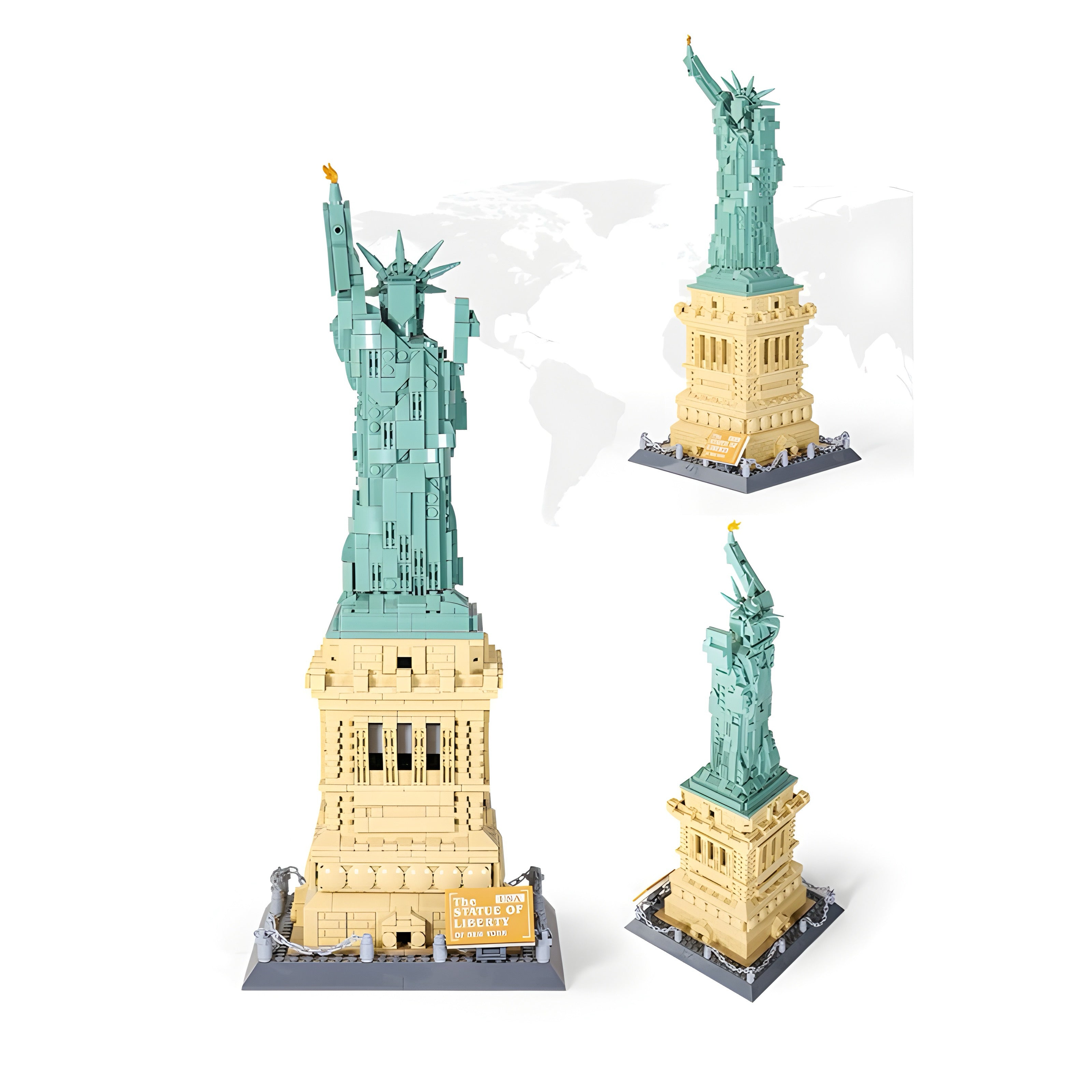 Brick MOC Statue of Liberty | 1578pcs - Brick Car Merchant