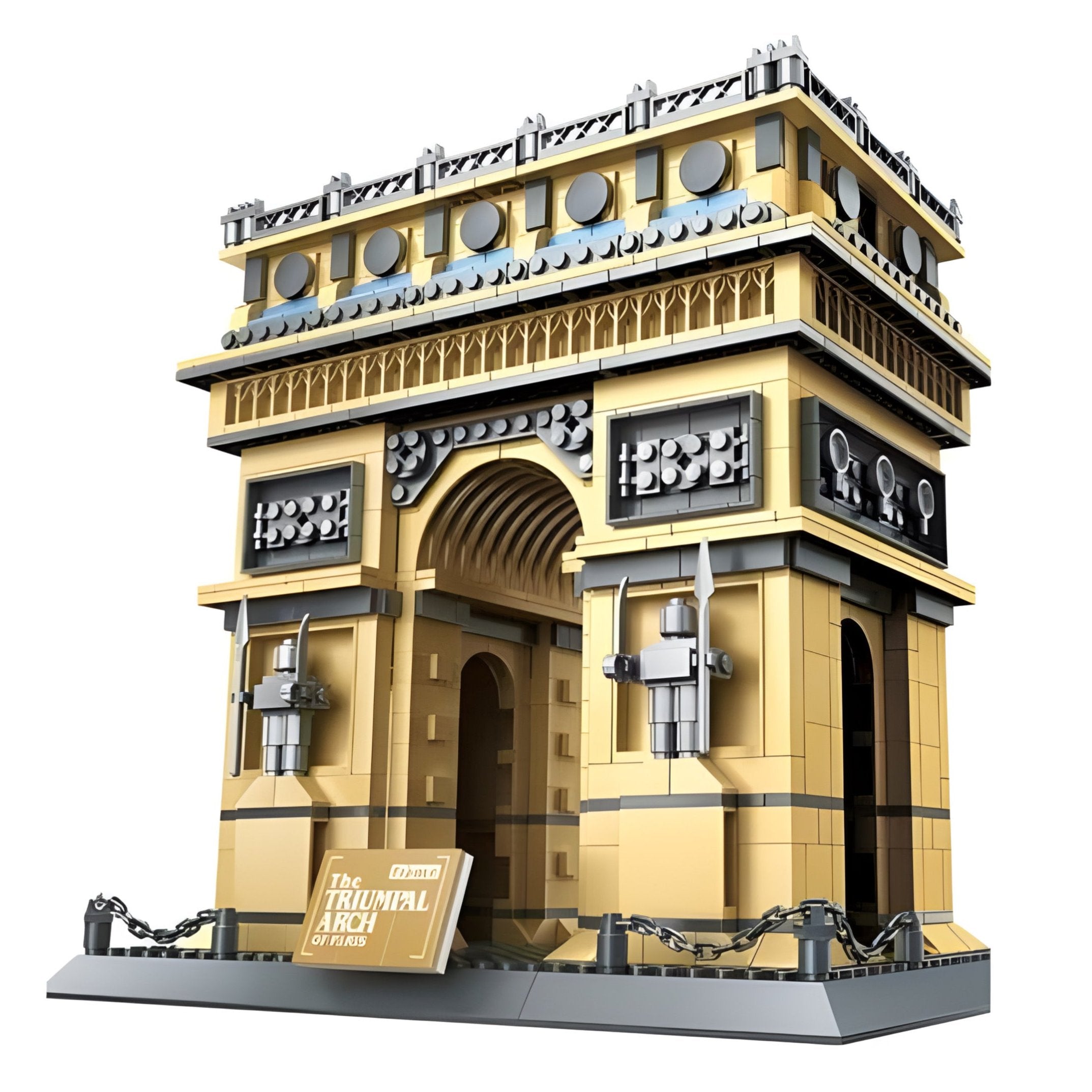 Brick MOC Arc de Triomphe | 1401pcs - Brick Car Merchant