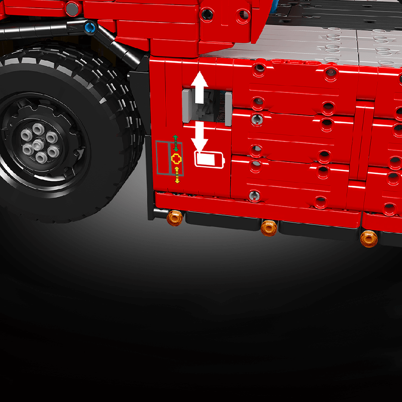 Brick MOC EU Truck With Trailer Remote Control | 8006pcs - Brick Car Merchant