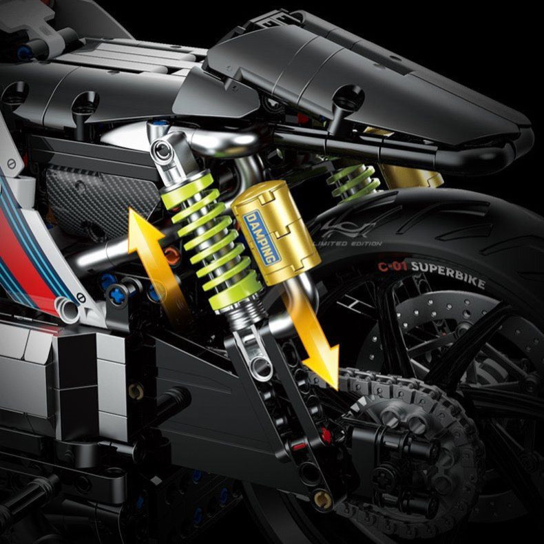 Brick MOC 1:5 Morphline C-01 Transforming Motorcycle Mecha | 2380pcs - Brick Car Merchant