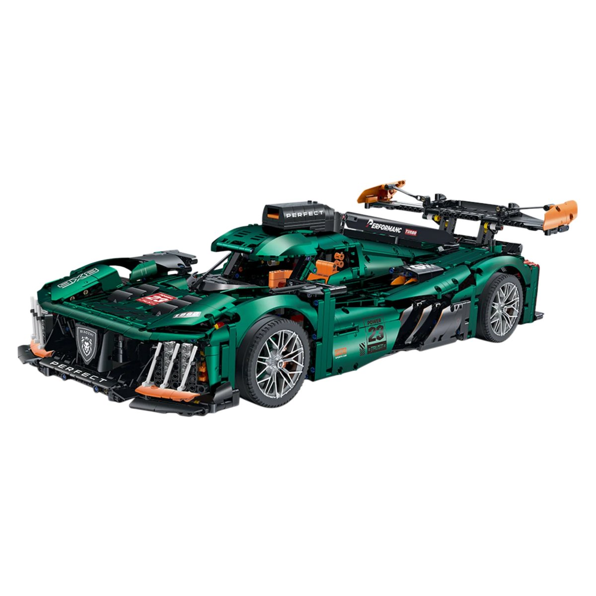 Brick MOC Peugeot 9X8 LM24 Prototype Edition | 3746 pieces - Brick Car Merchant