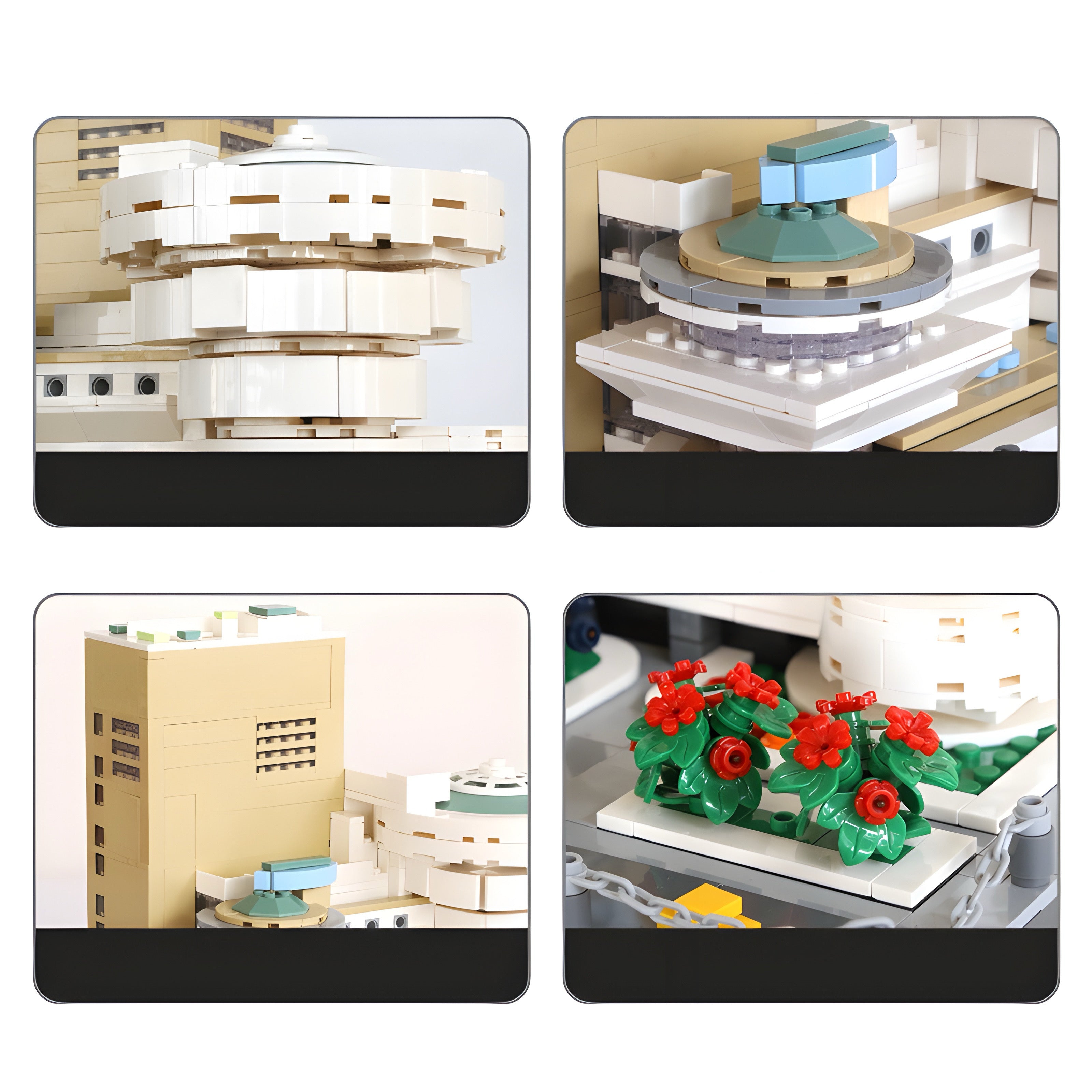 Brick MOC Guggenheim Museum | 904pcs - Brick Car Merchant