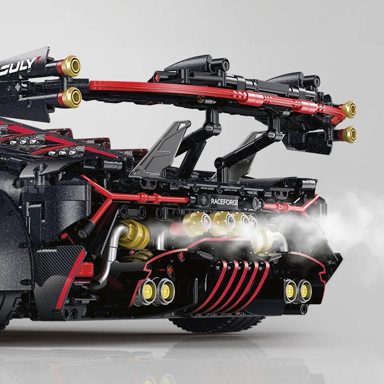 Brick MOC Lamborghini "Venomcraft" Veneno | 3809 pieces - Brick Car Merchant
