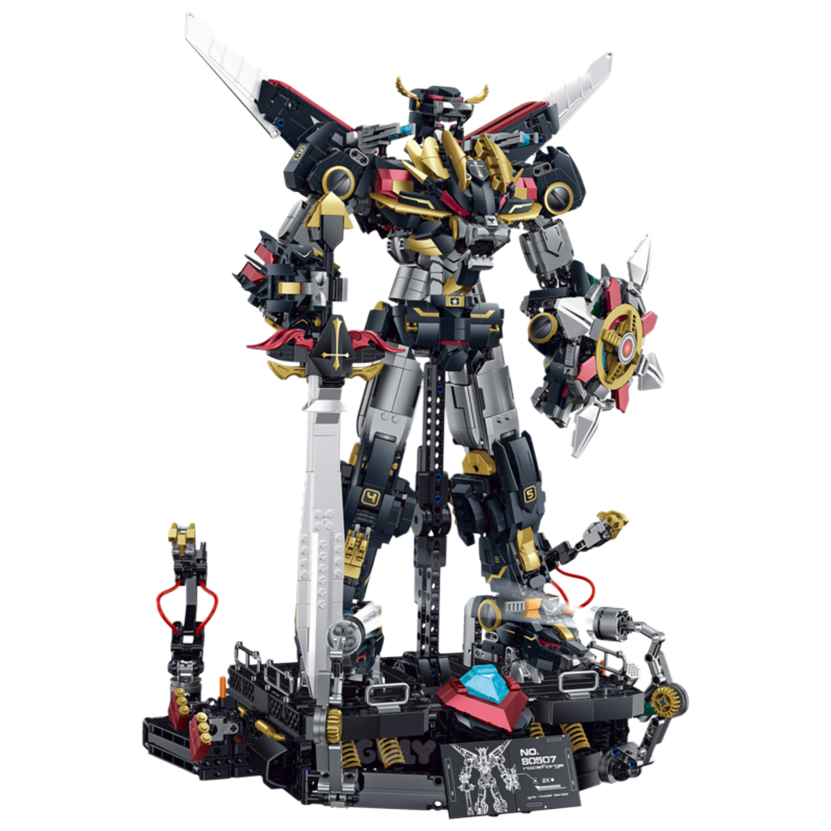 Brick MOC Ironclad Rex Lion Mecha | 3935pcs - Brick Car Merchant