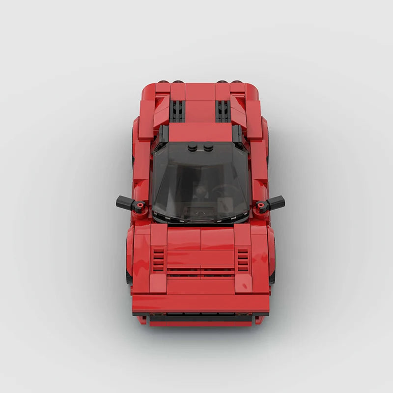 Brick MOC Ferrari 308 GTB - Brick Car Merchant
