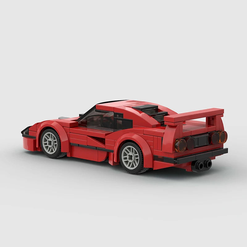 Brick MOC Ferrari F40 Competizione - Brick Car Merchant