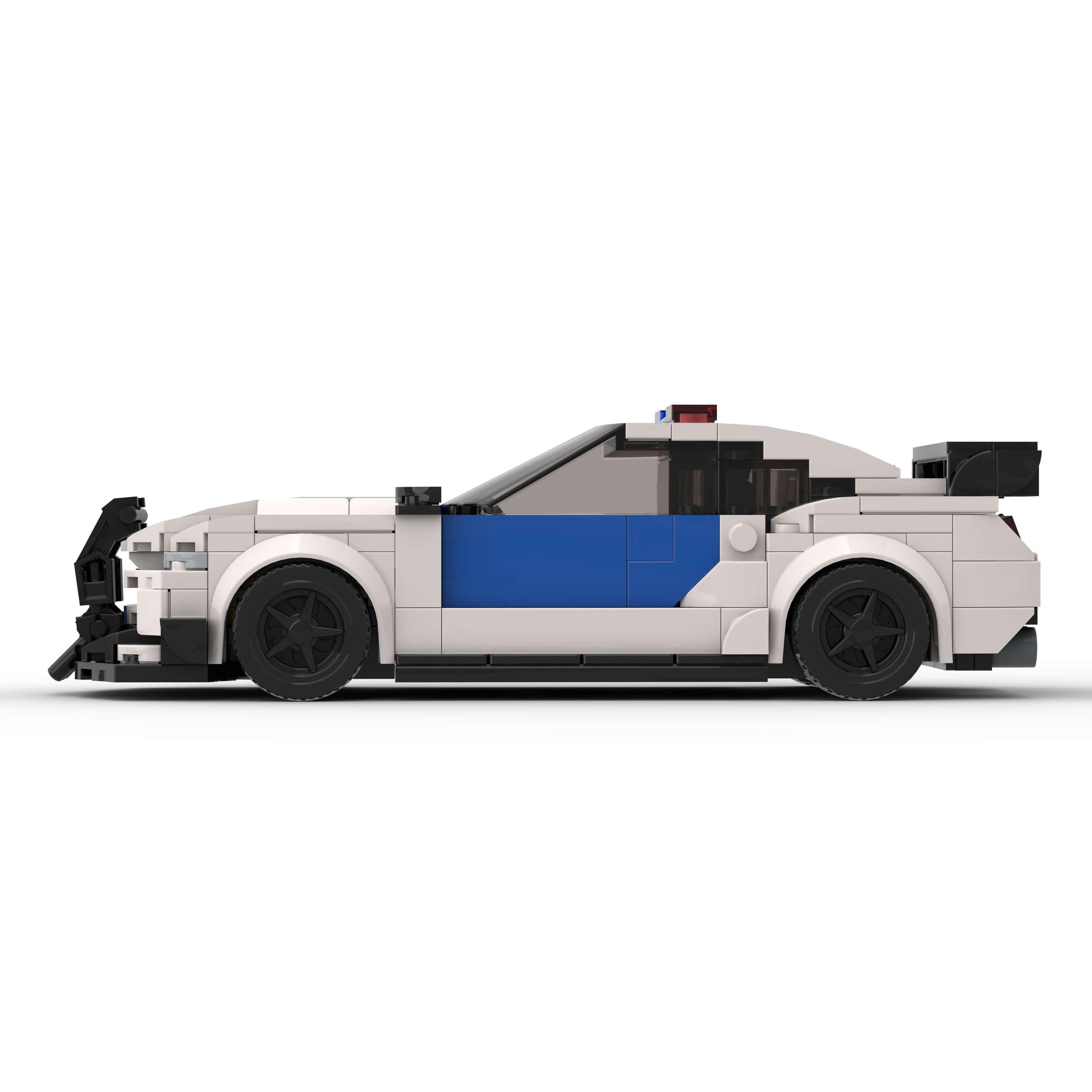Brick MOC Ford Mustang Shelby GT500 Police - Brick Car Merchant