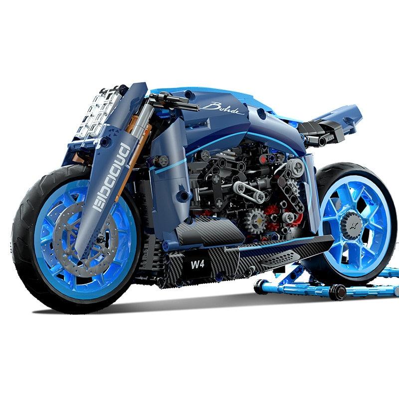 Brick MOC Futuristic Concept Motorcycle | 986pcs - Brick Car Merchant