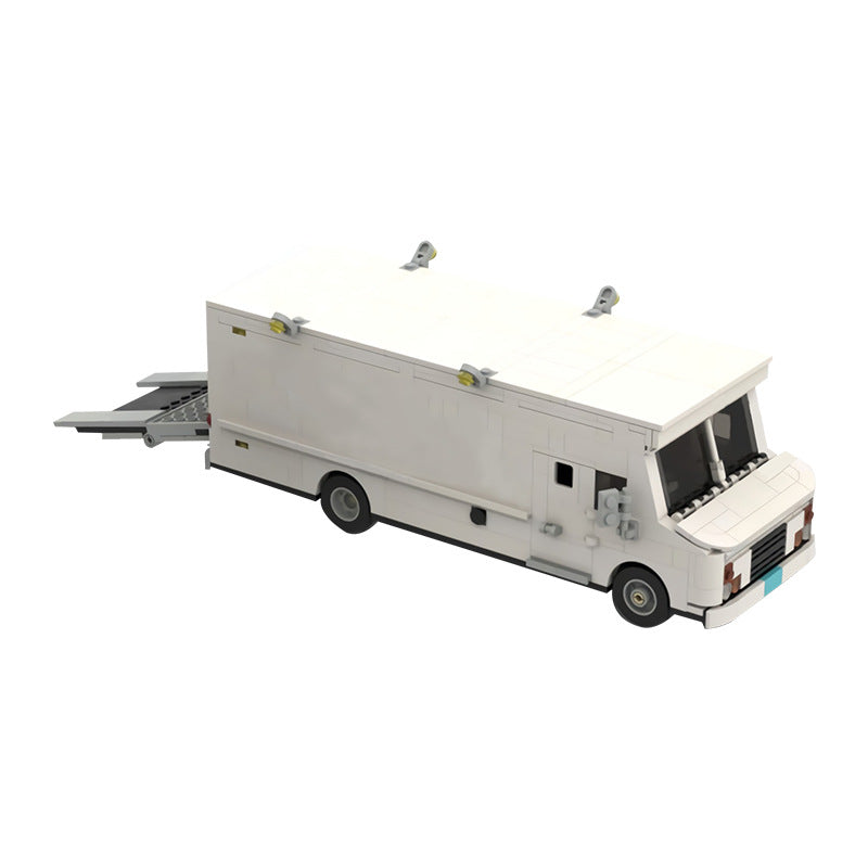 Brick MOC GMC Value Van Back to the Future - Brick Car Merchant