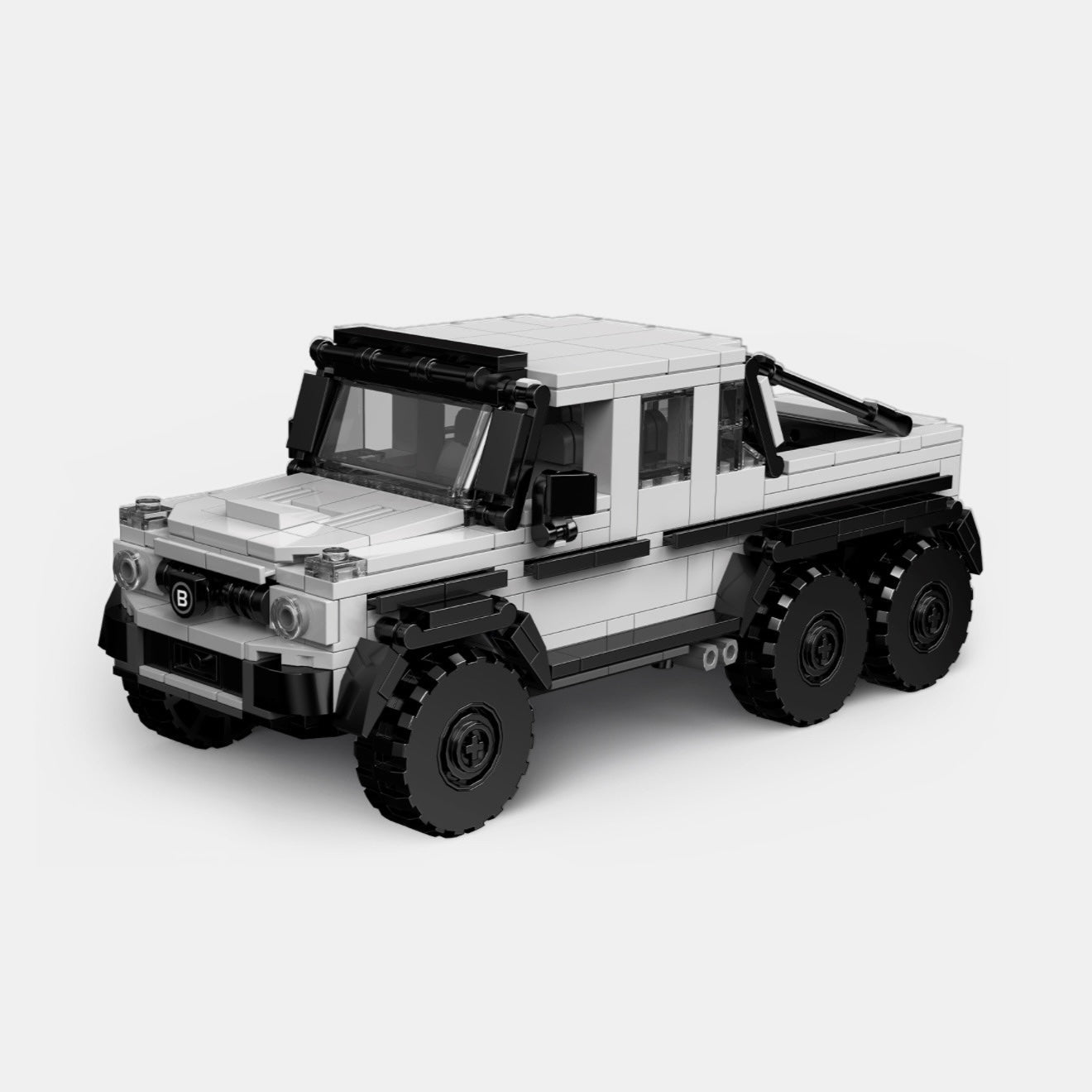 Brick MOC German 6x6 Off-Roader - Brick Car Merchant