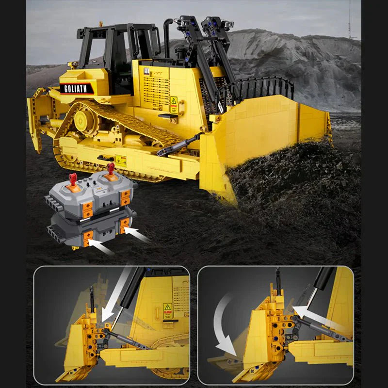 Brick MOC Goliath Heavy Bulldozer | 2826pcs - Brick Car Merchant