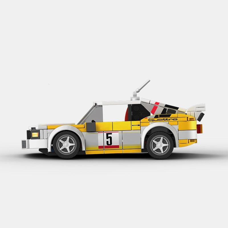 Brick MOC HB Audi Team Quattro - Brick Car Merchant