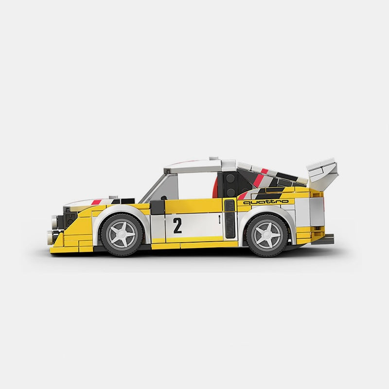 Brick MOC HB Audi Team Quattro - Brick Car Merchant