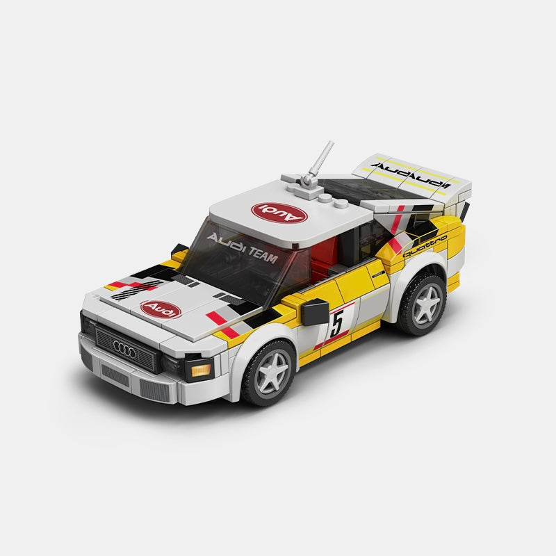 Brick MOC HB Audi Team Quattro - Brick Car Merchant