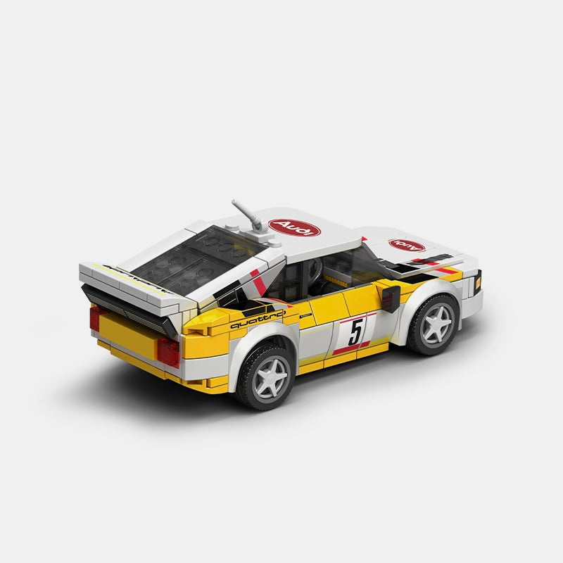 Brick MOC HB Audi Team Quattro - Brick Car Merchant