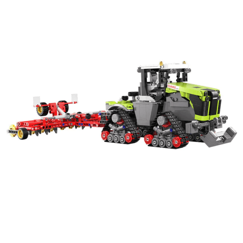 Brick MOC Heavy-Duty Articulated Farm Tractor | 1335pcs - Brick Car Merchant