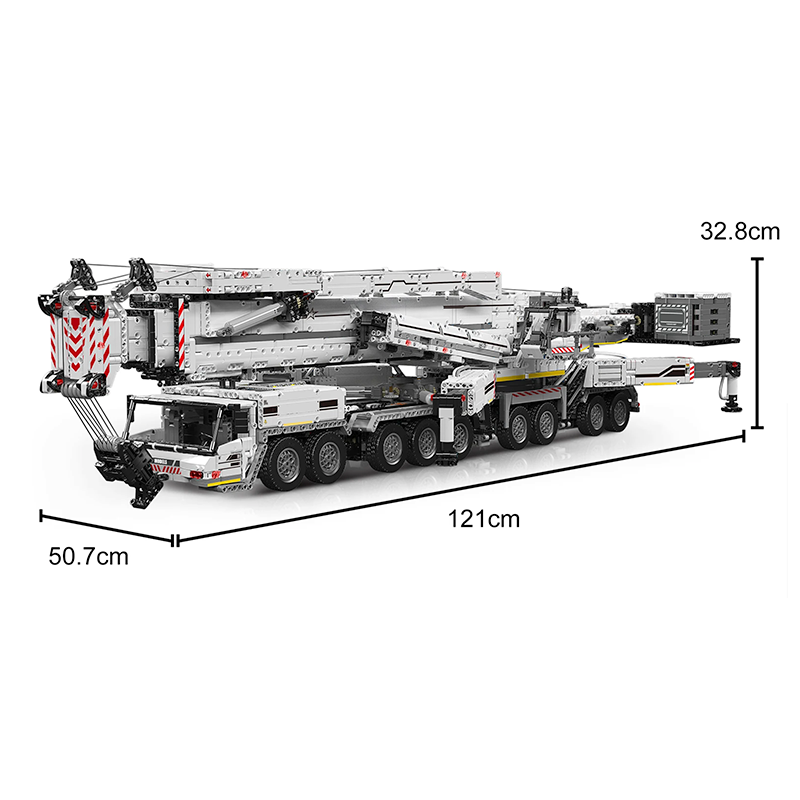 Brick MOC Heavy Duty RC Crane V2 | 8505pcs - Brick Car Merchant
