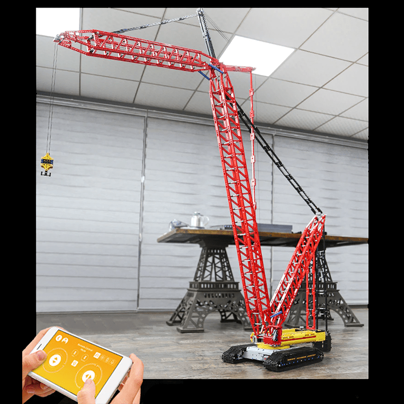 Brick MOC Heavy Lift Crawler Crane | 4318pcs - Brick Car Merchant