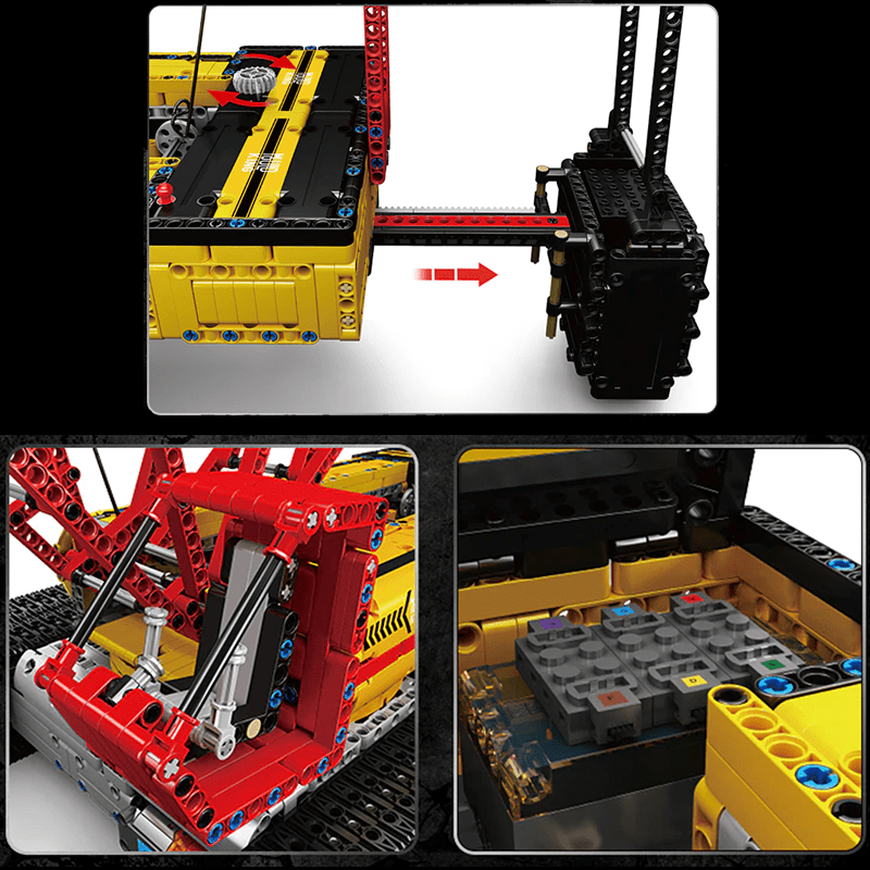 Brick MOC Heavy Lift Crawler Crane | 4318pcs - Brick Car Merchant