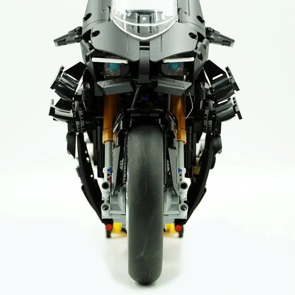 Brick MOC High-Performance Superbike Concept – Black | 2129pcs - Brick Car Merchant